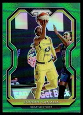 2021 Panini Prizm WNBA Prizms Green #24 Jordin Canada - Seattle Storm