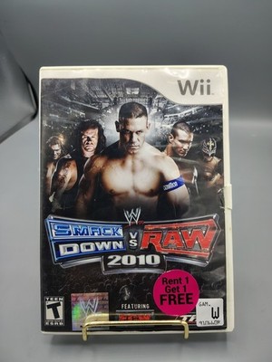 WWE SmackDown vs. Raw 2010 Featuring ECW (Nintendo Wii, 2009) Complete