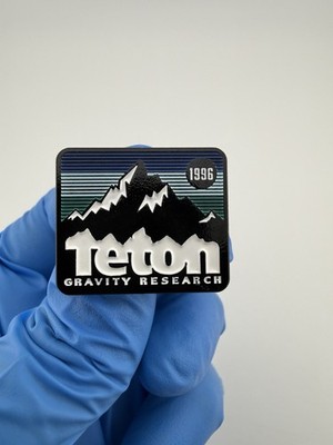 VTG 1996 Teton Gravity Research Mountain Enamel Lapel Pin