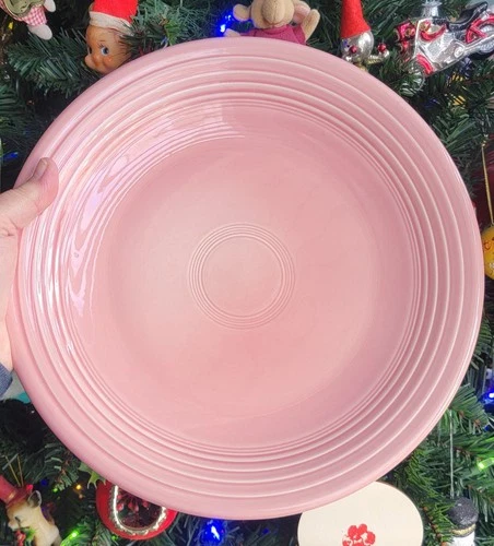 Fiesta Rose 12 inch Chop Plate Serving Platter Fiestaware LLA 1997 1st Qtr READ