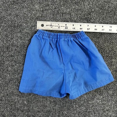 Health-tex Shorts Toddler Size 3T Blue Elastic Waist Casual Vintage