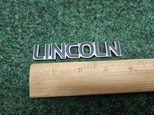 Lincoln Oem Chrome Black Plastic 3 58 Emblem Badge Logo Name F00b-8b262-aa Kl2