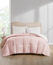 Home Design Lightweight Reversible Down Alternative Microfiber King Comforter