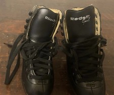Riedell Opal Youth 2 Black Figure Skates Beginner Ice Skates