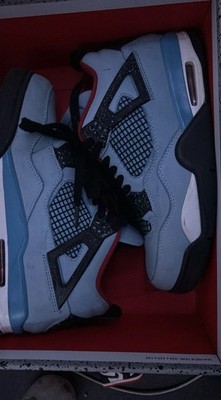 Air Jordan 4 Retro Travis Scott Cactus Jack Sneakers, Size 8, University Blue