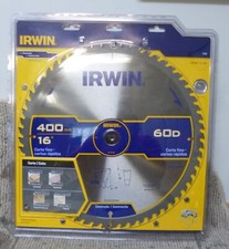 New & Unopened Irwin 16" (400 mm) 60 Tooth Thin Kerf Circular Saw Blade