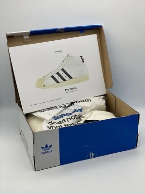 Adidas Pro Model Vintage Deluxe 80s B35246 Off-White/Black Sneaker EUR 44 US 10 - Bild 1 von 4