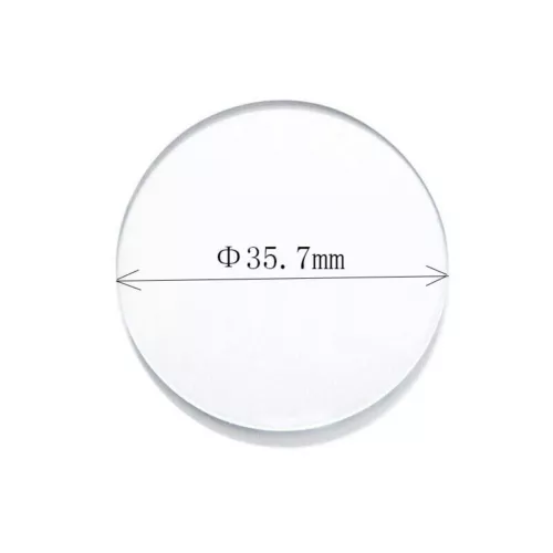 35.7mm Diameter Curved Crystal Crystal Cover Lid for Dial Indicator Dial Caliper