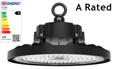 V-TAC 150W UFO High bay Warehouse Lowbay Flood Light Industrial Warehouse Garage