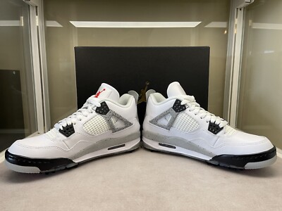 Jordan 4 Retro Golf White Cement M 9 W 10.5. Style CU9981-100 | eBay