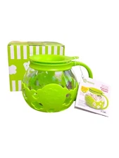 NIB Ecolution Microwave Micro-Pop Popcorn Popper Lime Green 3-in-1 Lid 1.5 Qt