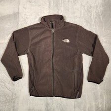 The North Face Jacket Women s Small Brown Fleece Full Zip Gorpcore Sweatshirt