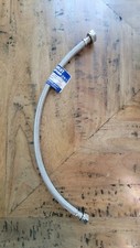 EASTMAN Braided Stainless Steel Faucet Supply Line 1/2" Comp. x 1/2" FIP x 20"