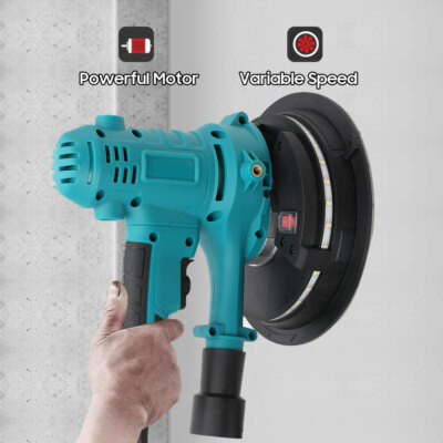 710W Electric Drywall Sander Hand Wall Sanding Polishing Machine 500-2300rpm
