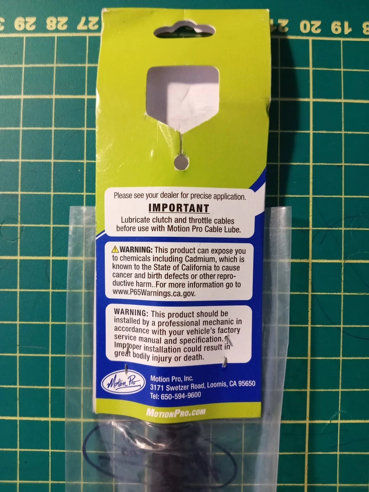 Cable de embrague Kawasaki KX250 Motion Pro 03-0304 compatible con 1999-2004 250cc Foto 4 de 4