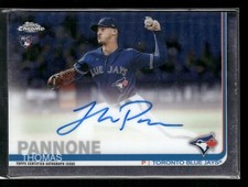 2019 Topps Chrome #RA-TP Thomas Pannone RC Auto Blue Jays