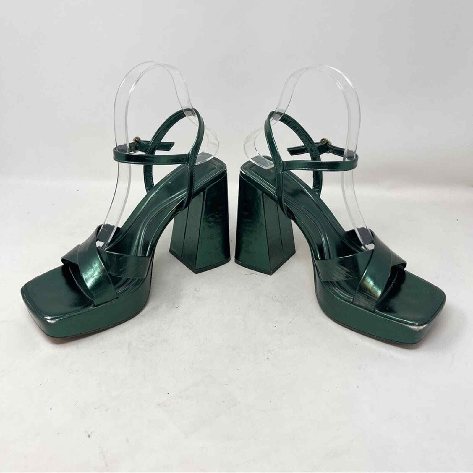 Women's Vegan Leather Open Toe Sandals with Adjustable Strap