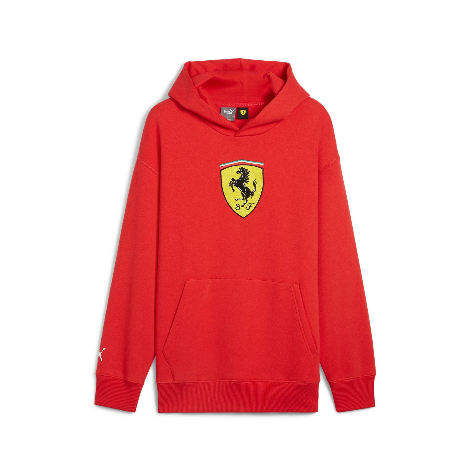 [627054-02] МУЖСКАЯ ТОЛСТОВКА С КАПЮШОНОМ PUMA FERRARI RACE BIG SHIELD