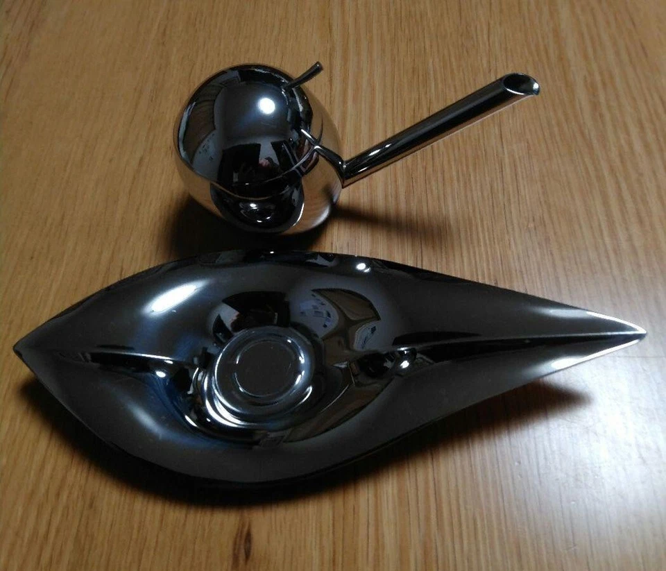 Provador de azeite ALESSI PW01 – Alessi – Acabamento espelhado de aço inoxidável 18/10 novo - Imagem 4 de 4