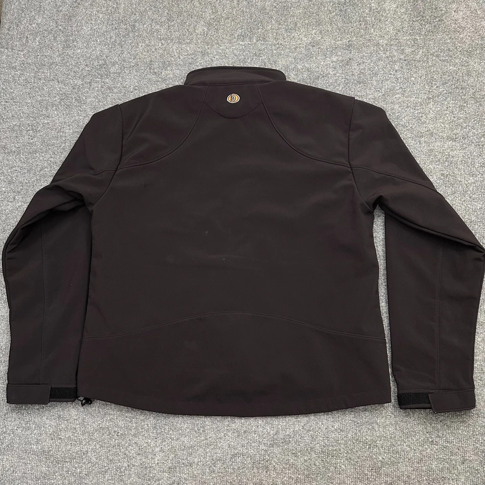 Chaqueta softshell negra Oobe para mujer XL cremallera completa forrada de lana cuello falso bolsillos con cremallera Foto 4 de 4