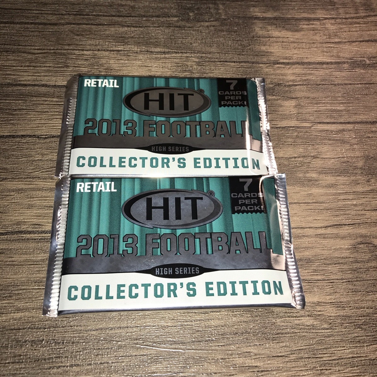 HISTORY OF FOOTBALL 14h30m 7枚 BOX SET 2) Packs of 2013 Sage Hit Football-High Series-7 Cards Per