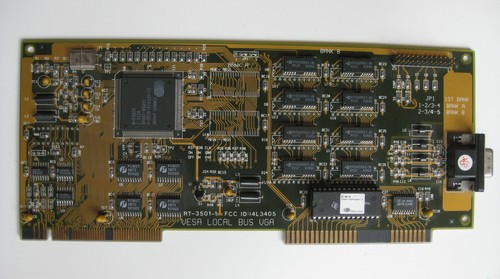 VESA LOCAL BUS VGA RT-3501-1 / ID: I4L3405 ( KT89304 ) / CIRRUS Logic 5426