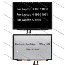 13.5" Microsoft Surface Laptop 5 LCD LED Touch Screen Display Assembly 1950