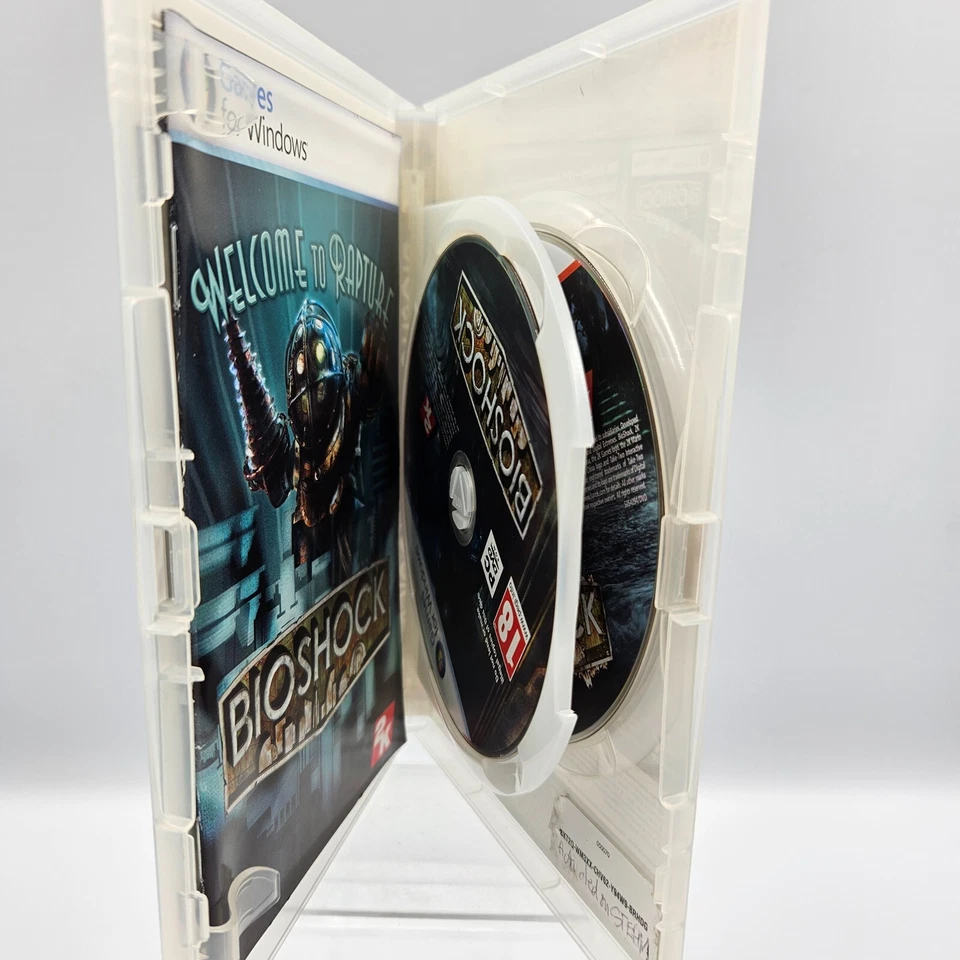 Bioshock 1 2 PC DVD-ROM DOUBLE PACK Game  Shooter Adventure PAL FREE POST - Image 2 of 3
