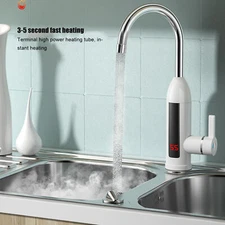 3000W Electric Instant Water Heater Tap High Efficiency Kitchen Heating Faucet