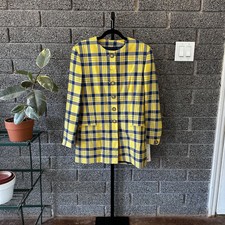 Nwt 80s Vintage Plaid Blazer By Mondi (designer)