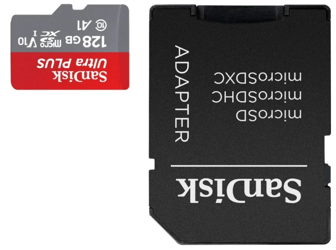 SanDisk 128GB Micro SD Ultra Class 10 SDXC SDHC Phone Memory Card and Adapter - Image 3 of 4