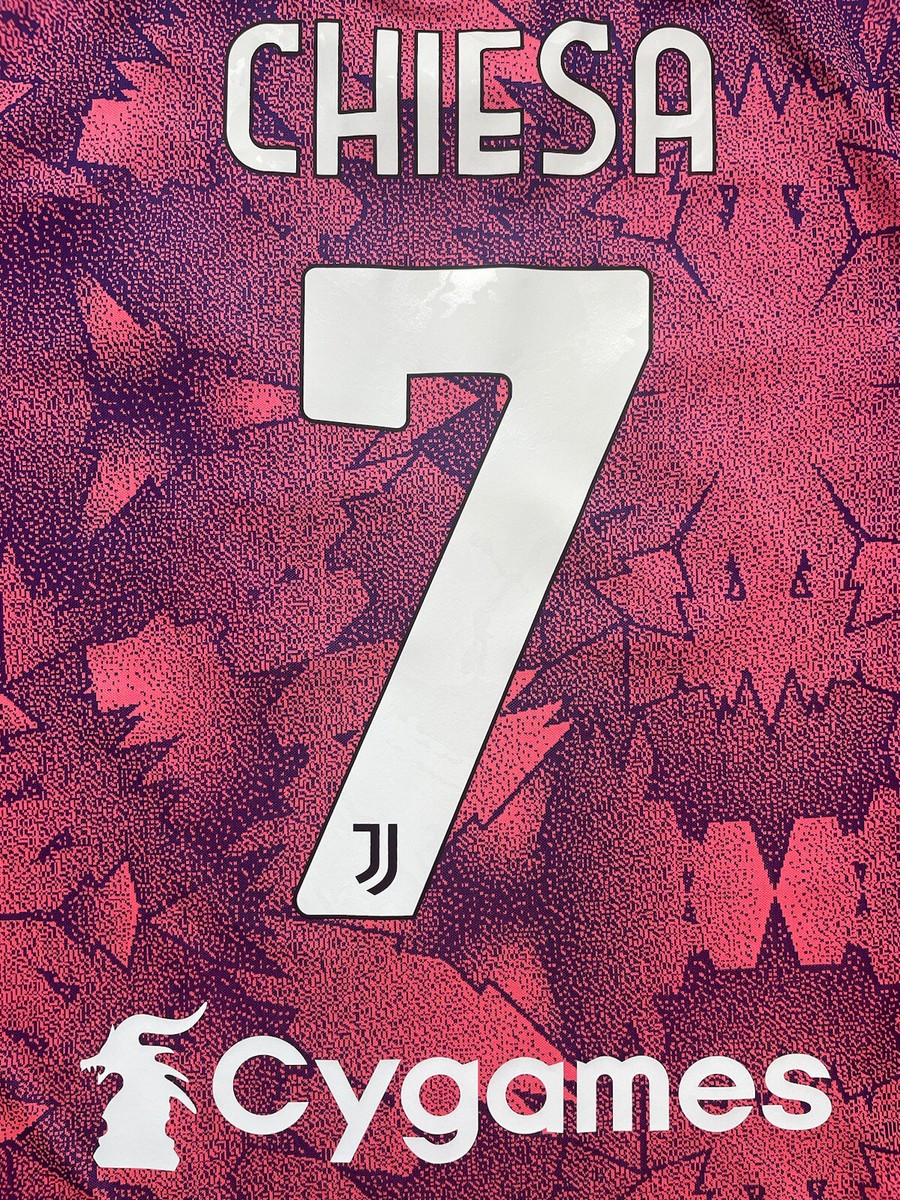 2022/23 Juventus Third Jersey #7 Chiesa Large adidas Soccer