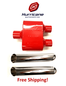 Cherry bomb single chamber race muffler