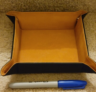 Baltimore Orioles Leather Valet Tray keys coin Desk Caddy Organizer