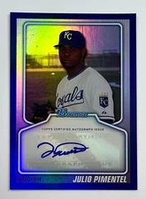 2010 Bowman #BPA-JPI Julio Pimentel Auto Card 20/199 AR54