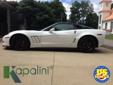 C6(05-13)Corvette Zr1/GS/Zo6  Side Skirts Flaps -CARBON FLASH FINISH