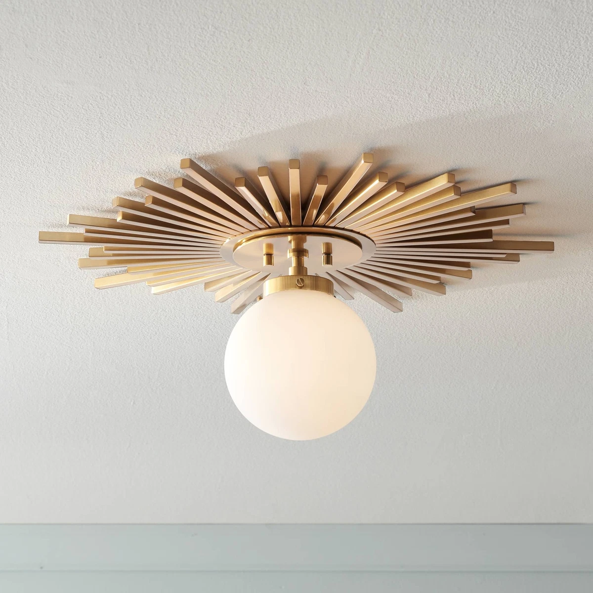 Hazel Modern Ceiling Light Semi Flush