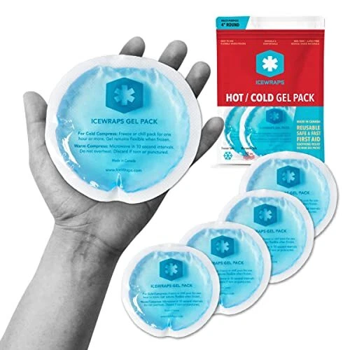 Mini / Small Round Reusable Soft Gel Ice Packs