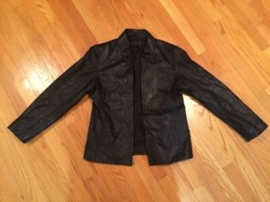 mossimo black leather jacket