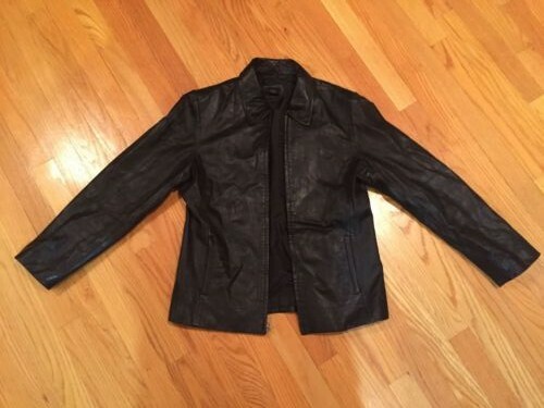 Leather Jacket Coat RN 17730 