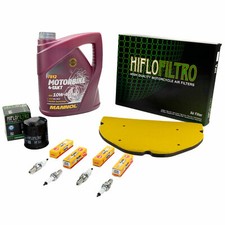 Set 4L Öl für Kawasaki ZX-9R ZX900 94-97 Luftfilter Ölfilter Zündkerzen Wartung