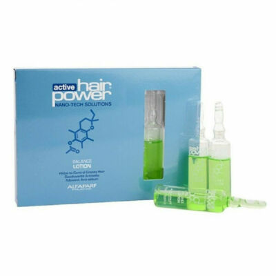ALFAPARF Ampullen fettiges Haar 6 x 10ml Anti Talg Behandlung für Kopfhaut
