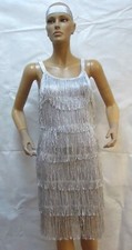 1920's Style Gatsby Vintage Look Charleston Flapper Dress Size 10
