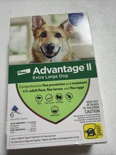 Advantage II Flea Prevention for Large Dogs Over 55 lbs - 6-Month Supply