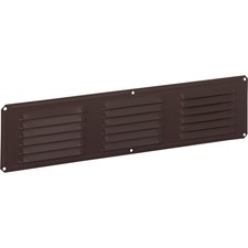 AirVent 16 In. x 4 In. Brown Aluminum Under Eave Vent 84228 Pack of 24 AirVent