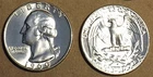 1955 - 1964 22 Washington Quarters - Gem BU
