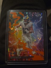 Puka Nacua Circuit Breakers Orange SPARK Topps 2025 Resurgence  BOOKEND 25/25