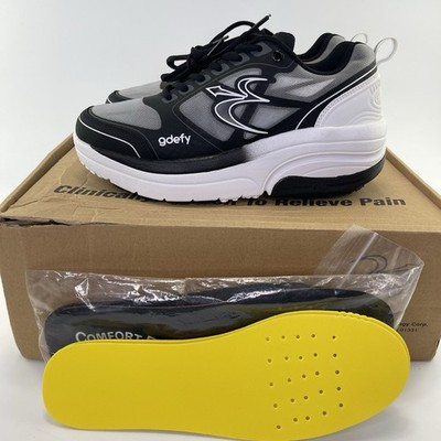 Gdefy Gravity Defy ION Black White TB9022FWL Women's Size 9 XW