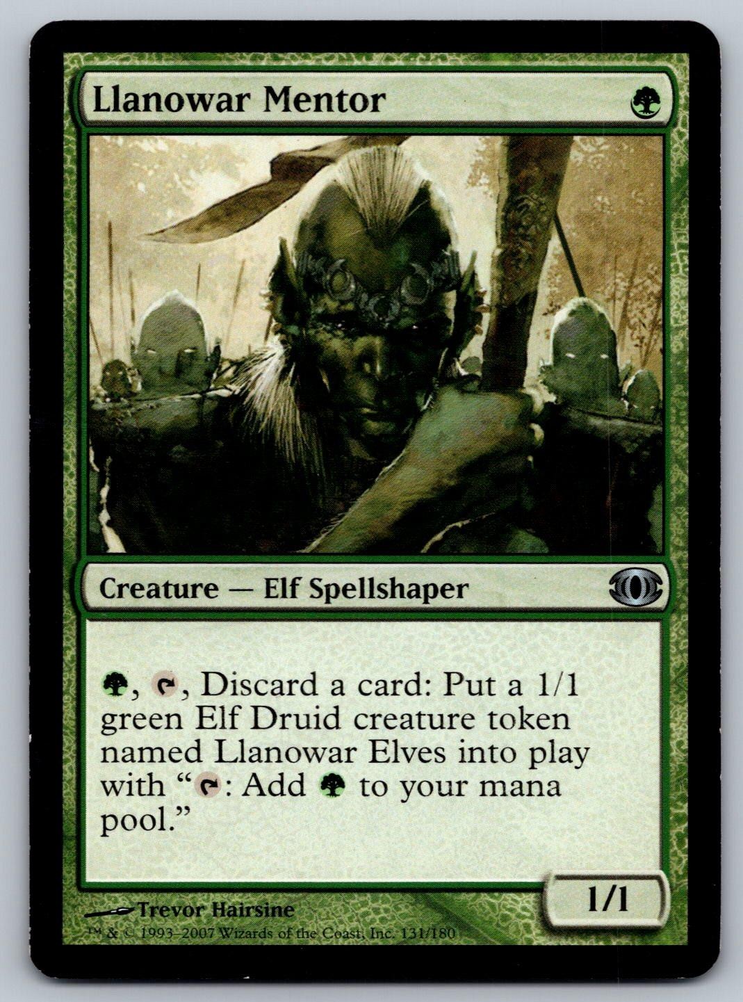 Magic: The Gathering Future Sight Llanowar Mentor Uncommon 131 Near Mint