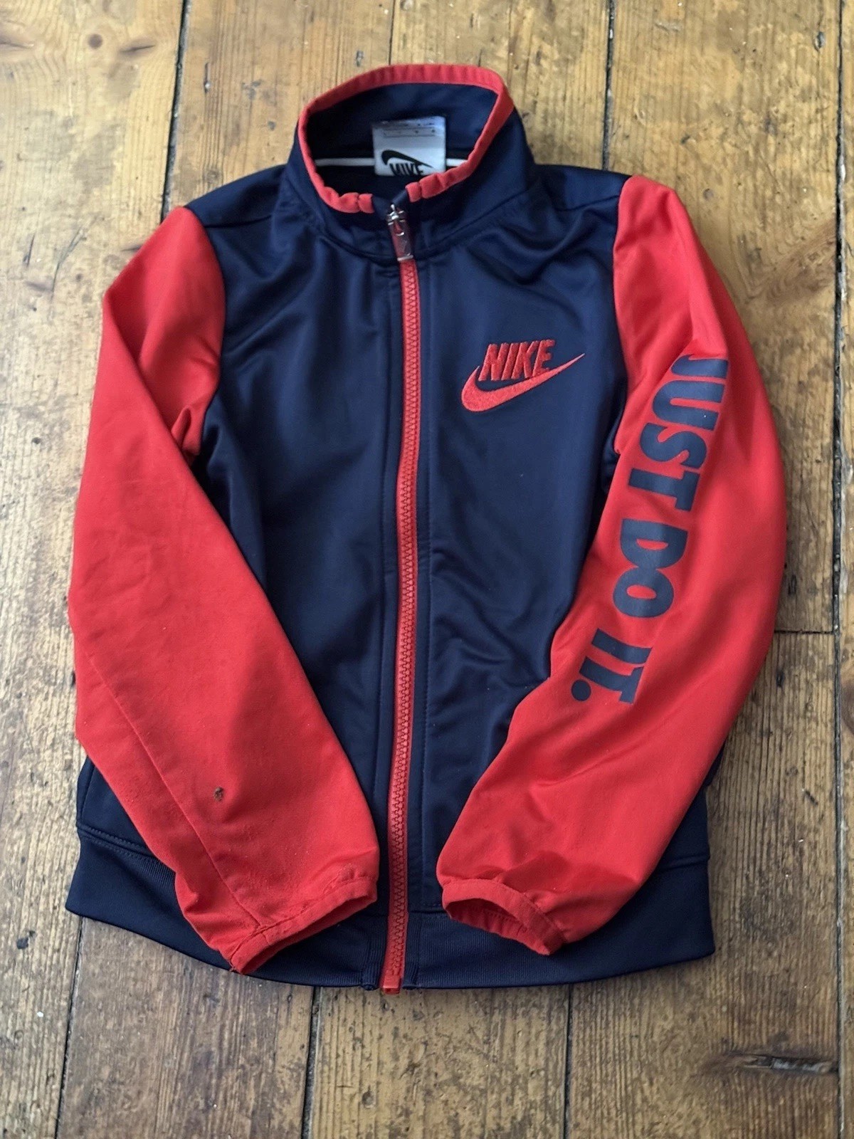 SACAI X NIKE Top tuta ragazzo Nike età 6 7 anni giacca full zip blu navy rosso ottime condizioni spedizione gratuita ✔️I